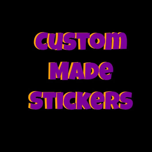 Custom Made Vinyl Stickers